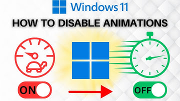 🚀 Speed Up Windows 11: How to Disable Animations for Faster Performance!