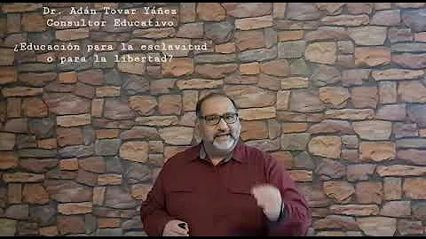 Dr. Adn Tovar Yez  La Educacin para la esclavitud ...