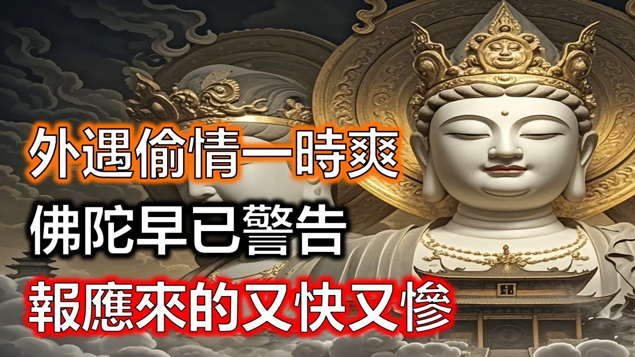 外遇偷情一時爽，家庭全埋葬！佛陀早已警告，報應來的又快又慘！#生肖#因果#風水
