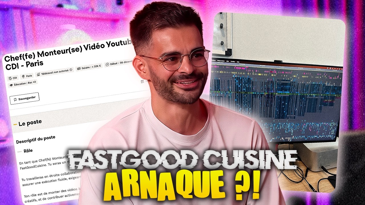 L'AFFAIRE FASTGOOD CUISINE ⚡ IL VEUT ARNAQUER SA COMMUNAUTÉ ?!