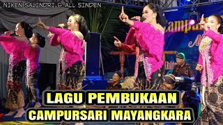 lagu pembukaan niken salindri dan all artis campursari mayangkara @JAGADKADIRI