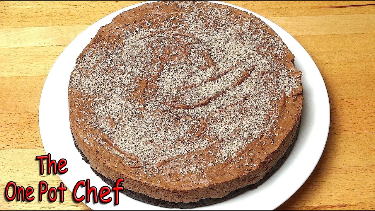 Easy Chocolate Mousse Cake | One Pot Chef