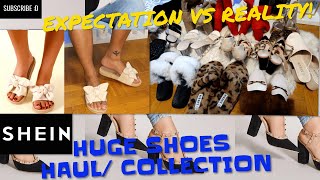 HUGE SHEIN SHOES HAUL / COLLECTION..EXPECTATION VS REALITY!