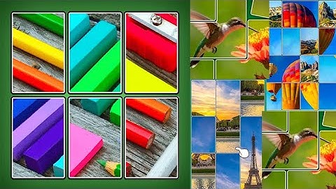 Jigsolitaire Puzzle and Jigsaw Gameplay ASMR Walkthrough. 