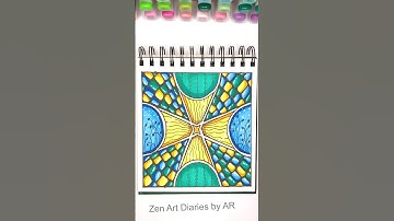 Need a Break? Draw This Zendoodle & Breathe  |  #doodle #zentangle #art #arttherapy