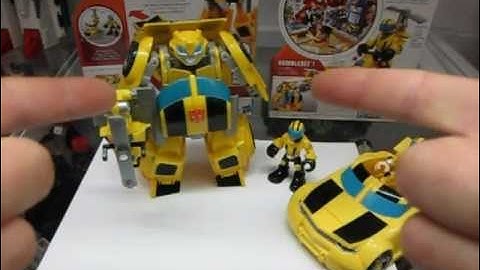 Protoman Reviews: Transformers Rescue Bots Bumblebee and Axel Frazier with the Microcopter