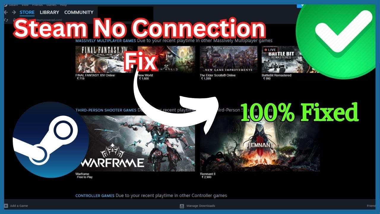 Steam No Connection Fix 2023