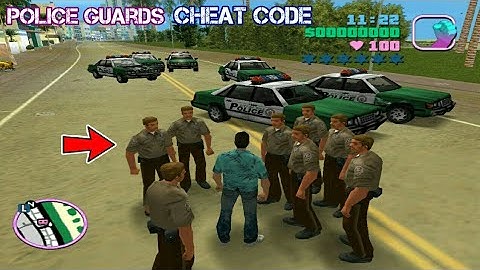 GTA Vice City Police Guards Cheat Code | Police Guards In GTA Vice City | #SHAKEELGTA
