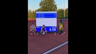 Mens 100m A Final at The SETAFA Sports Pro Sprint Event