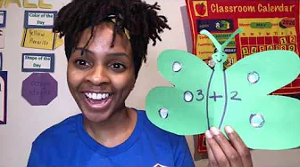 Live Caterpillar turn into a Chrysalis. Butterfly math game and life cycle of a butterfly.
