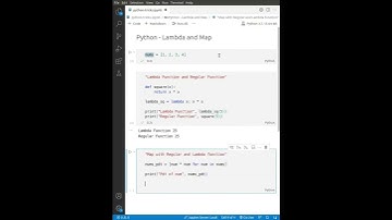 🐍Map-Lambda In Python | Python Tips #shorts #pythonprogramming