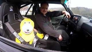 Flat Eric auf Spritztour mit Gockel im VW Golf VR6 Turbo :-)