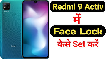 How to set face lock in Redmi 9 Activ || Redmi 9 Activ me face lock kaise set kare ||