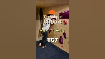 Heel & Toe Hooks - Rise Technique Circuit - TC7  #climbing #bouldering #beta #technique