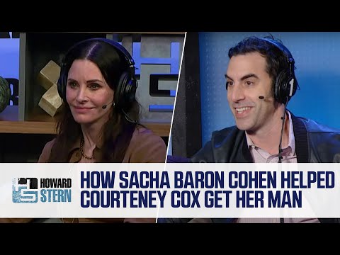 How Courteney Cox Met Her Man With Ed Sheeran & Sacha Baron Cohen’s Help