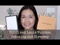 Gucci and Louis Vuitton | Unboxing | CHATTY! | Giveaway CLOSED | Lala Shaw