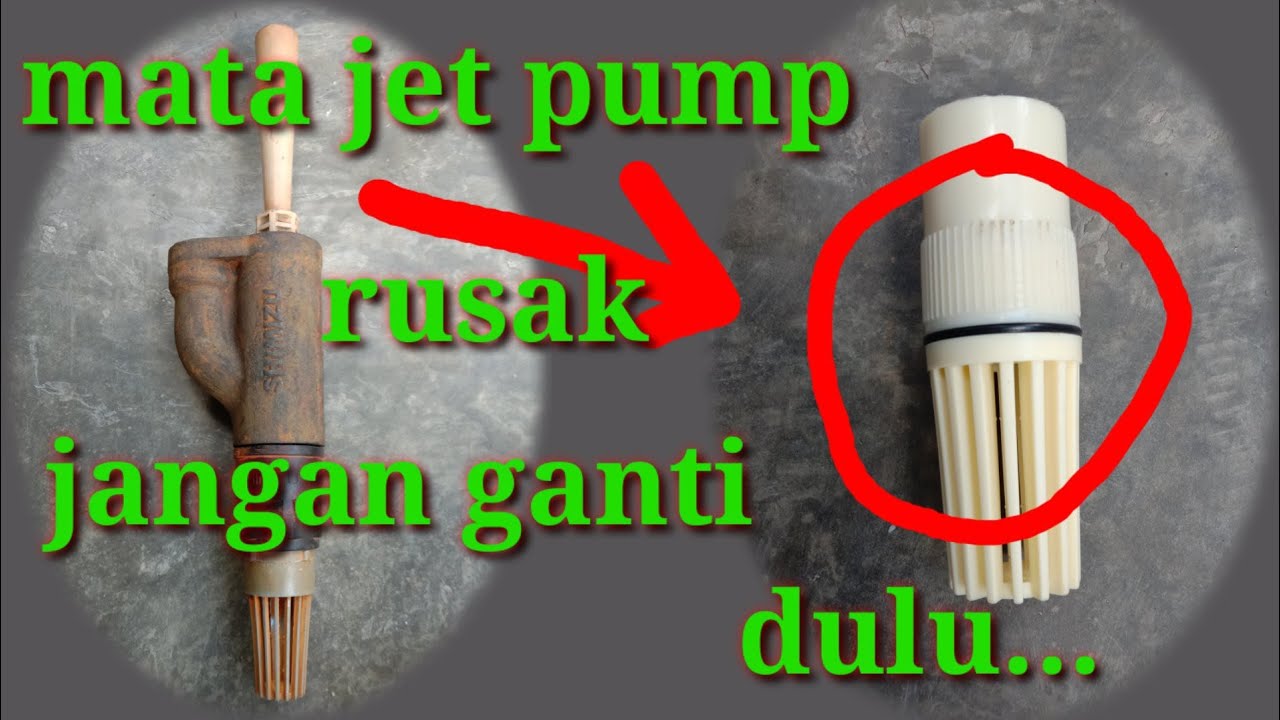 Cara mengatasi klep jet pump shimizu bocor