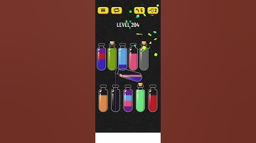 2022! Soda Sort Level 204 Walkthrough Solution Android/iOS