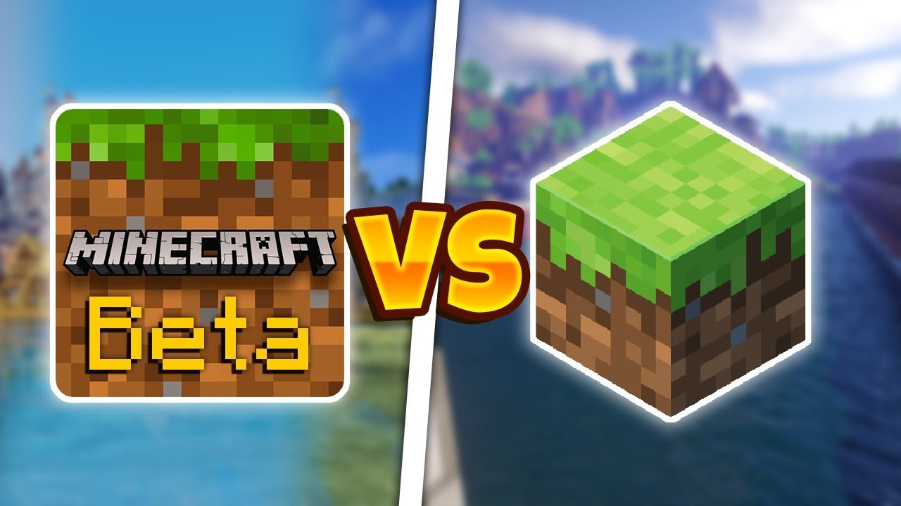 Minecraft Pocket Edition Beta Vs Minecraft Snapshot Mcpe Beta Protiv Minecraft Snapshot Youtube