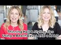 Thinning Hair & Styling Tips // Using a Beachwaver | MsGoldgirl