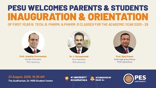 Inauguration & Orientation of First Year B.Tech, B.Pharm, & Pharm. D Classes for the AY 2025 - 26 screenshot 4