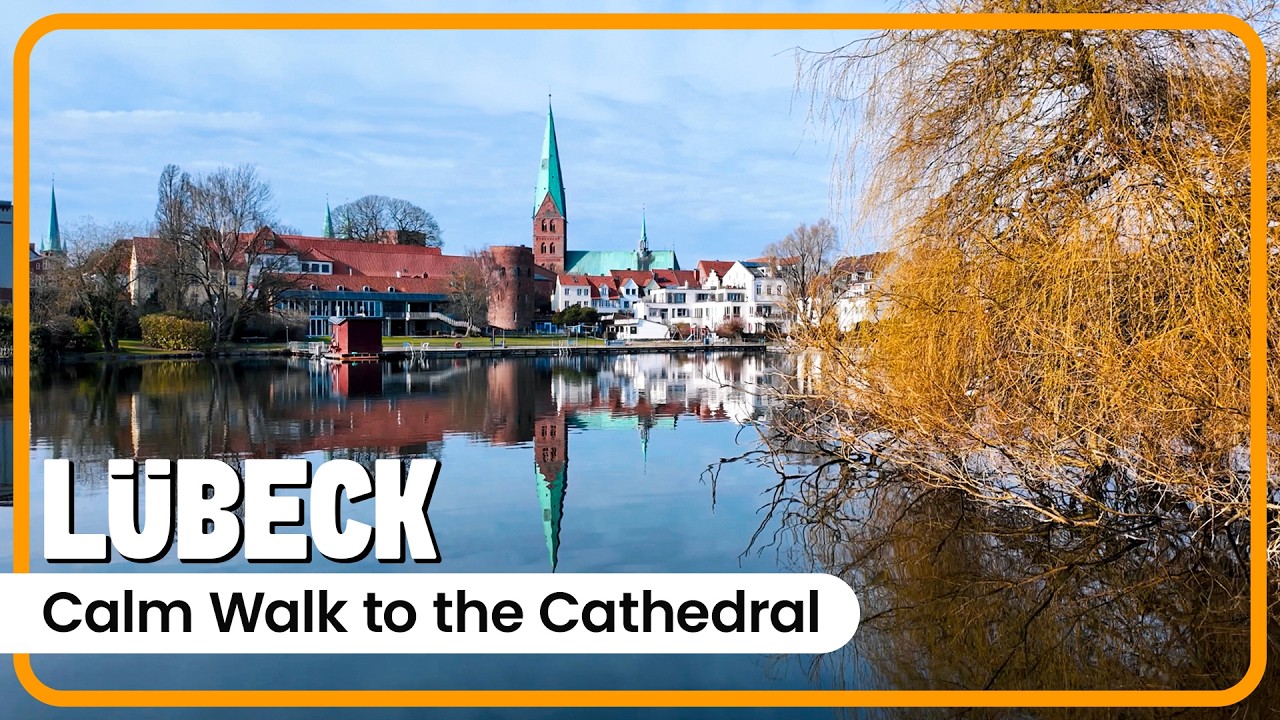 Riverside Path to Lübeck Cathedral | Northern Germany Walking Tour