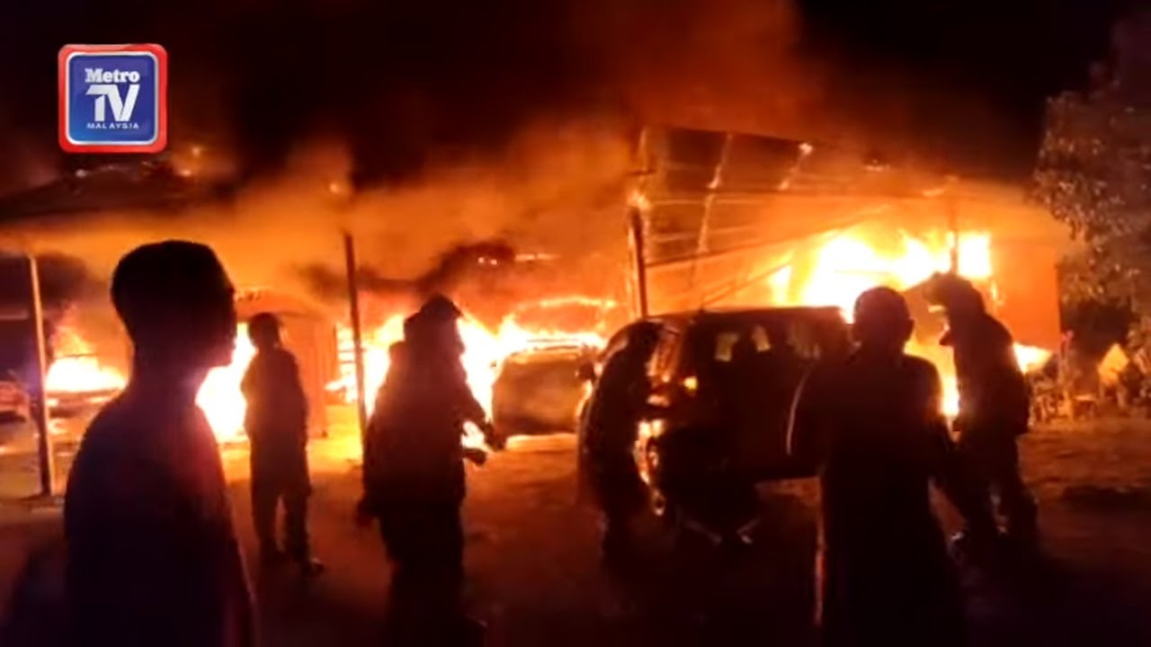 5 rumah teres di Mantin musnah terbakar  ismaweb