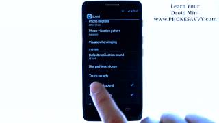 Motorola Droid Mini - How Do I Enable Touch Tones screenshot 4