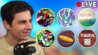 6 Game Archipelago Randomizer (Pokemon, SMW, Mario Kart, Unfair Flips, Yacht Dice, Refunct)