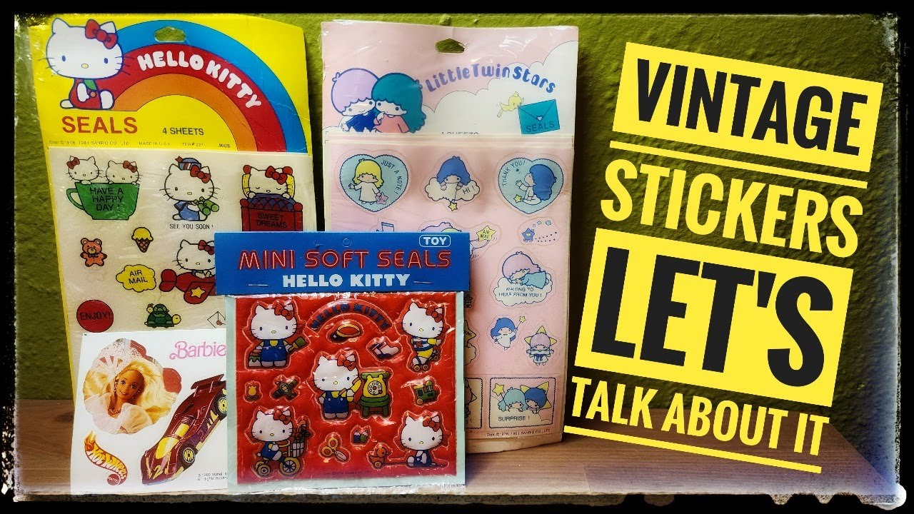 Hello Kitty vintage 90's sticker books