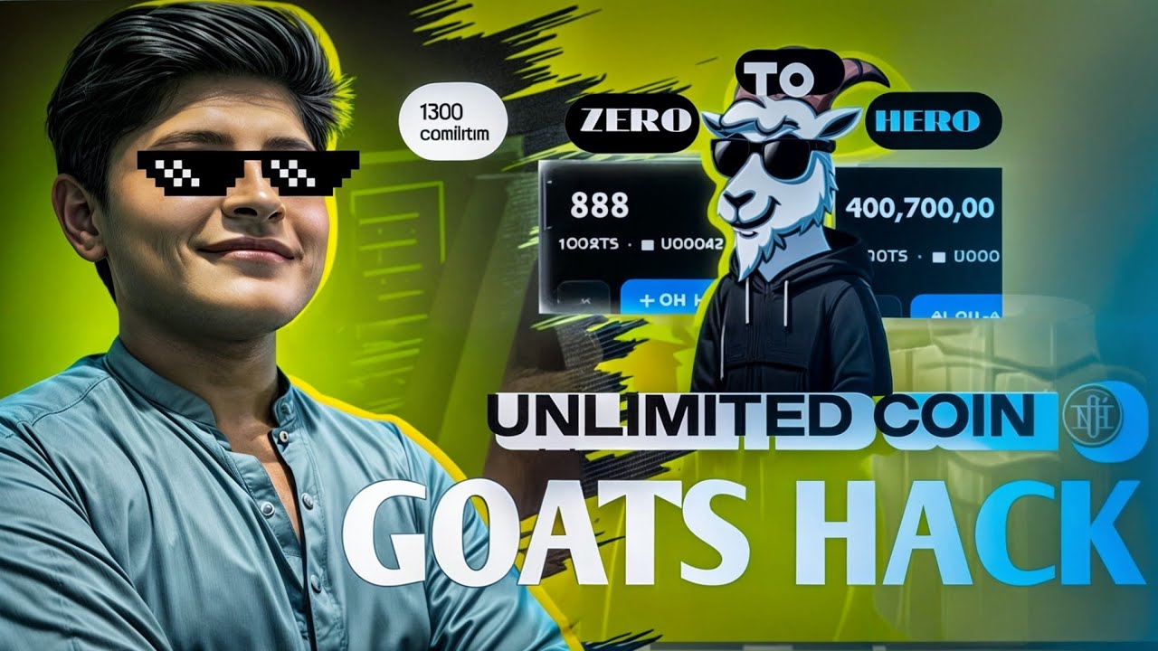 Goats unlimited coin || Goats hack || Goats script || goats coin trick || ALEE AIRDROPS