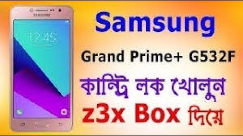 samsung g532f unlock z3x