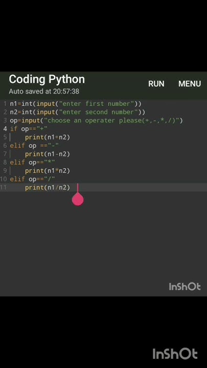 make a calculater in python - YouTube