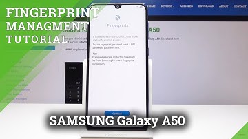 How to Add Fingerprint in SAMSUNG Galaxy A50 - Set Fingerprint