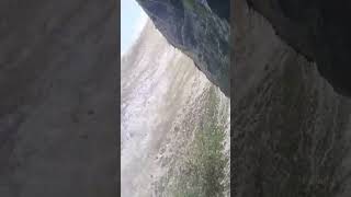 Walk Behind Dry Falls in Western , NC
