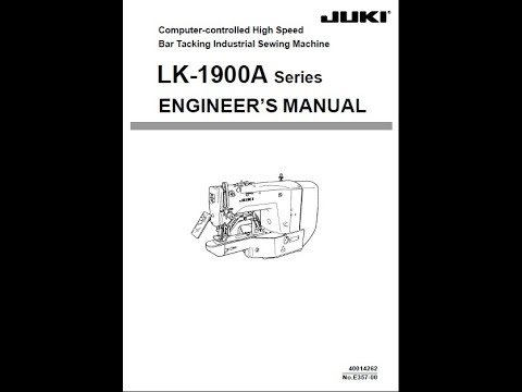 Hướng Dẫn Tải Tài Liệu (Manual) Máy May JUKI LK-1900