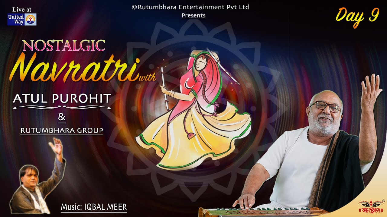 Atul Purohit Nonstop Navratri Day 9  Atul Purohit  Iqbal Meer  Himali Vora  Kairavi Buch