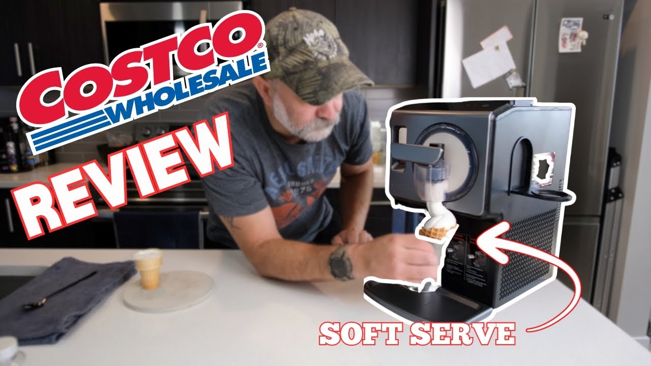 Reviewing COSTCO Soft Serve ice cream machine by Gourmia - YouTube