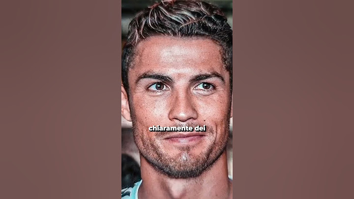 Perché Ronaldo non ha la barba?