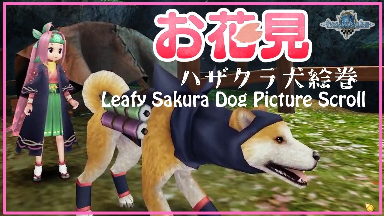 お花見/Hanami]1忍者犬にも色々あります What Ninja dogs can do