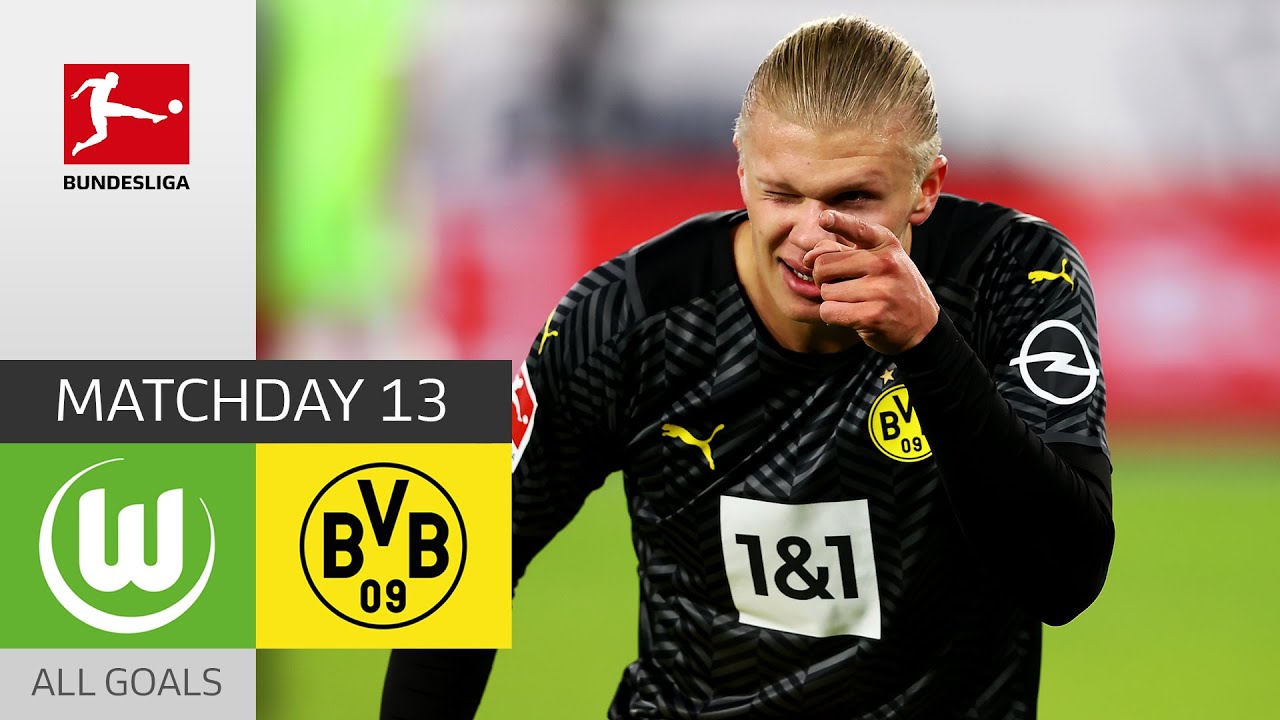 VfL Wolfsburg - Borussia Dortmund 1-3 | Highlights Matchday 13 – Bundesliga - YouTube