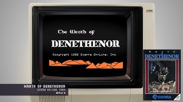 Wrath of Denethenor - Sierra On-Line, 1986 - Apple II (4K)