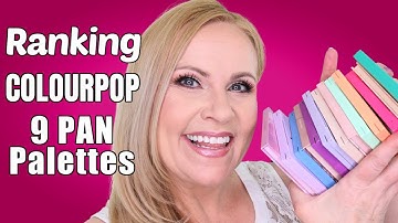 COLOURPOP 9 Pan Palettes YES PURPLE EYESHADOWS