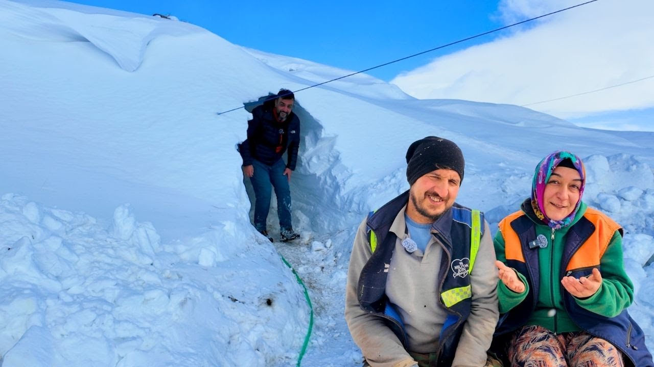 Hiç Köy Görmemişti… Sevdiği İçin Kars’a Geldi ❄️❤️  | Arpaçay Dağköy