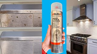 How to clean greasy cooker extraction hood