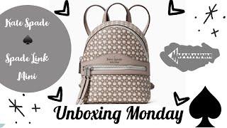 Kate Spade ♠️ | Spade Link Mini Convertible Backpack | Unboxing | Reviews By Alexis