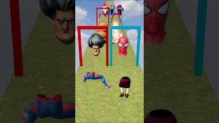 Gta V New Build A Queen Run Spider-Man Vs Scary Teacher Funny Epic Challenge