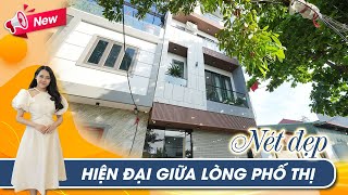 Vẻ đẹp hiện đại của mẫu nhà phố có diện tích hẹp