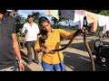लडकिया भी सांप पकडने मे कम नही | Rescue indian rat snake from MIDC Ahmednagar maharashtra