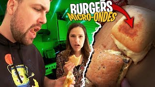 Battle des meilleurs Burgers au micro-ondes avec Pidi ! (ça va être long le confinement...)